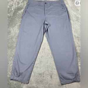 Democracy Pants Womens 14 Blue Absolution Skyrise High Rise Ankle Stretch. #0001